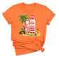 Beach Party Christmas Shirt – Santa Surfing Holiday Tee