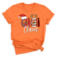 Gigi Claus Christmas Shirt for Grandma – Custom Gigi, Mimi, Nana Xmas Tee with Santa Hat & Plaid Design