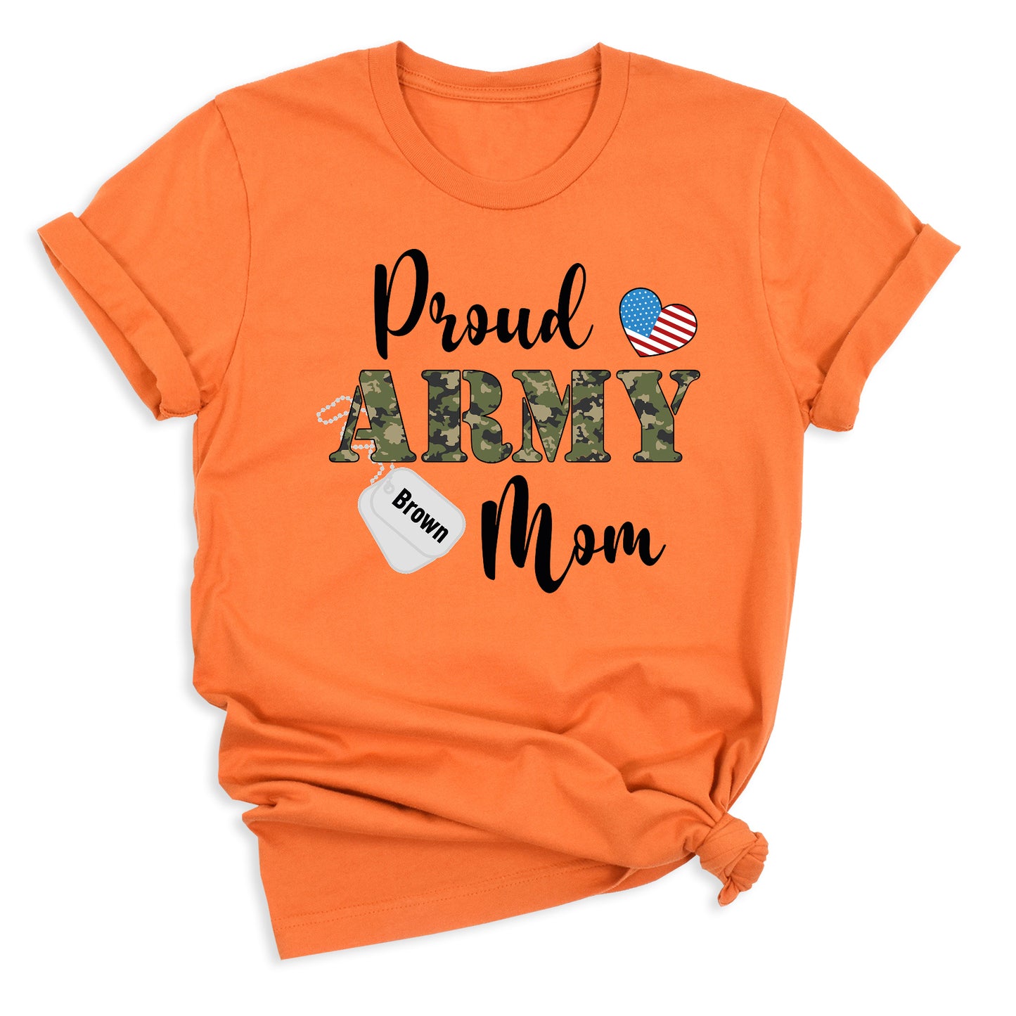 Custom Proud Army Mom Shirt – Mom Patriotic T-Shirt