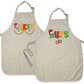 Christmas Chest Nuts Couple Aprons – Funny His & Hers Holiday Kitchen Aprons