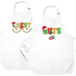 Christmas Chest Nuts Couple Aprons – Funny His & Hers Holiday Kitchen Aprons