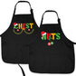 Christmas Chest Nuts Couple Aprons – Funny His & Hers Holiday Kitchen Aprons