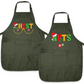 Christmas Chest Nuts Couple Aprons – Funny His & Hers Holiday Kitchen Aprons