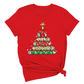 Christmas Pencil Tree Shirt – Teacher Holiday Tee, Cute School Xmas Top for Women & Students