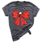 Coquette Christmas Bow Shirt – Cute Retro Holiday Tee for Women, Xmas Gift Top, Merry Christmas Coquette Style