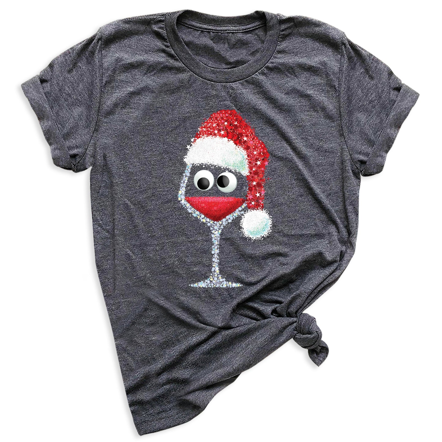 Funny Christmas Wine Shirt – Women’s Xmas Party Tee, Wine Lover Holiday Top, Drinking Holiday Shirt