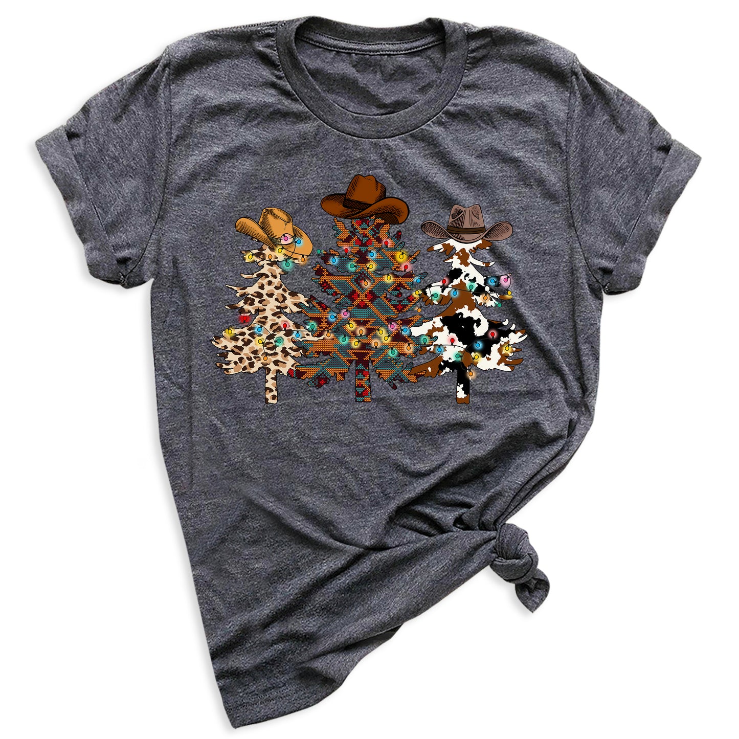Christmas Cowboy Shirt – Western Santa Holiday Party Tee