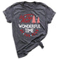 Christmas Vacation T-Shirt – It’s the Most Wonderful Time of the Year Vintage Holiday Tee, Matching Family Winter Travel Shirt