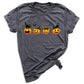 Halloween Pumpkin Cat Shirt – Cute Fall Shirt, Pumpkin Face Tee, Spooky Season Shirt for Halloween Party & Autumn Outfits