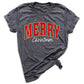 Merry Christmas Shirt – Retro Christmas T-Shirt, Family Matching Holiday Tee, Festive Xmas Trip Shirt