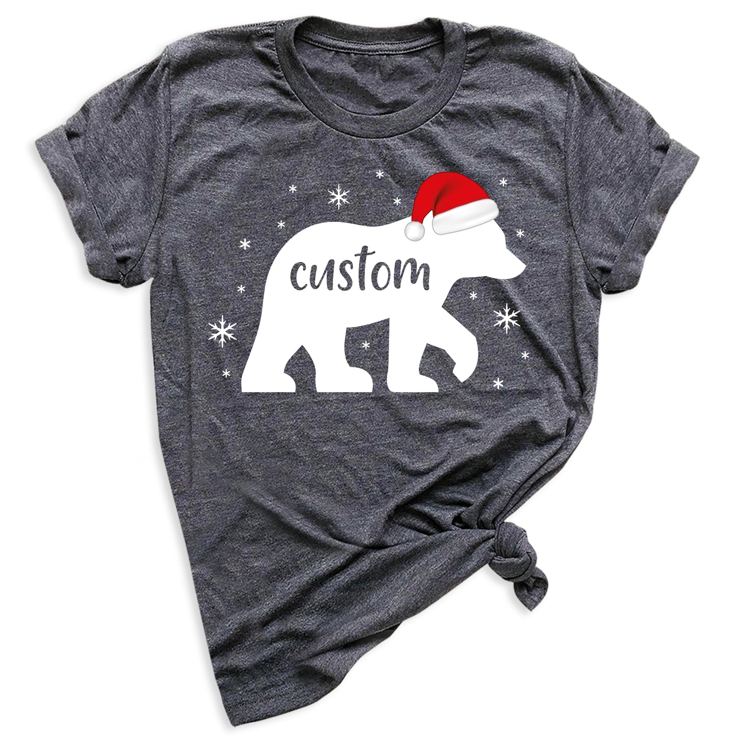 Matching Family Bear Christmas Shirts – Custom Holiday Bear Tees for Mom, Dad & Kids | Personalized Xmas Family Outfits