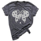 Glitter Mickey Minnie Couple Shirt – Disney Valentine Family Tee