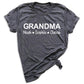 Personalized Grandma & Grandpa Shirt with Kids Names – Custom Mimi T-Shirt