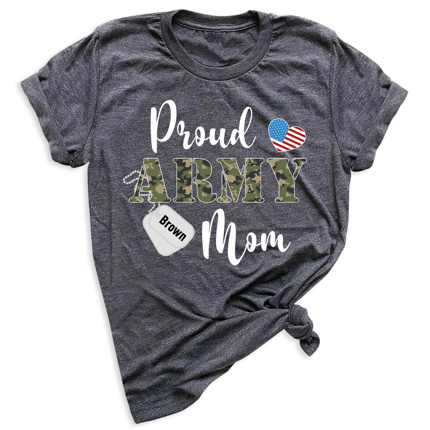 Custom Proud Army Mom Shirt – Mom Patriotic T-Shirt
