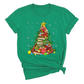 Christmas Books Tree Shirt – Book Lover Holiday Tee, Reading Xmas Top for Teachers, Students & Librarians