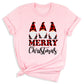 Buffalo Plaid Gnomes Shirt – Funny Christmas Tee for Family Matching