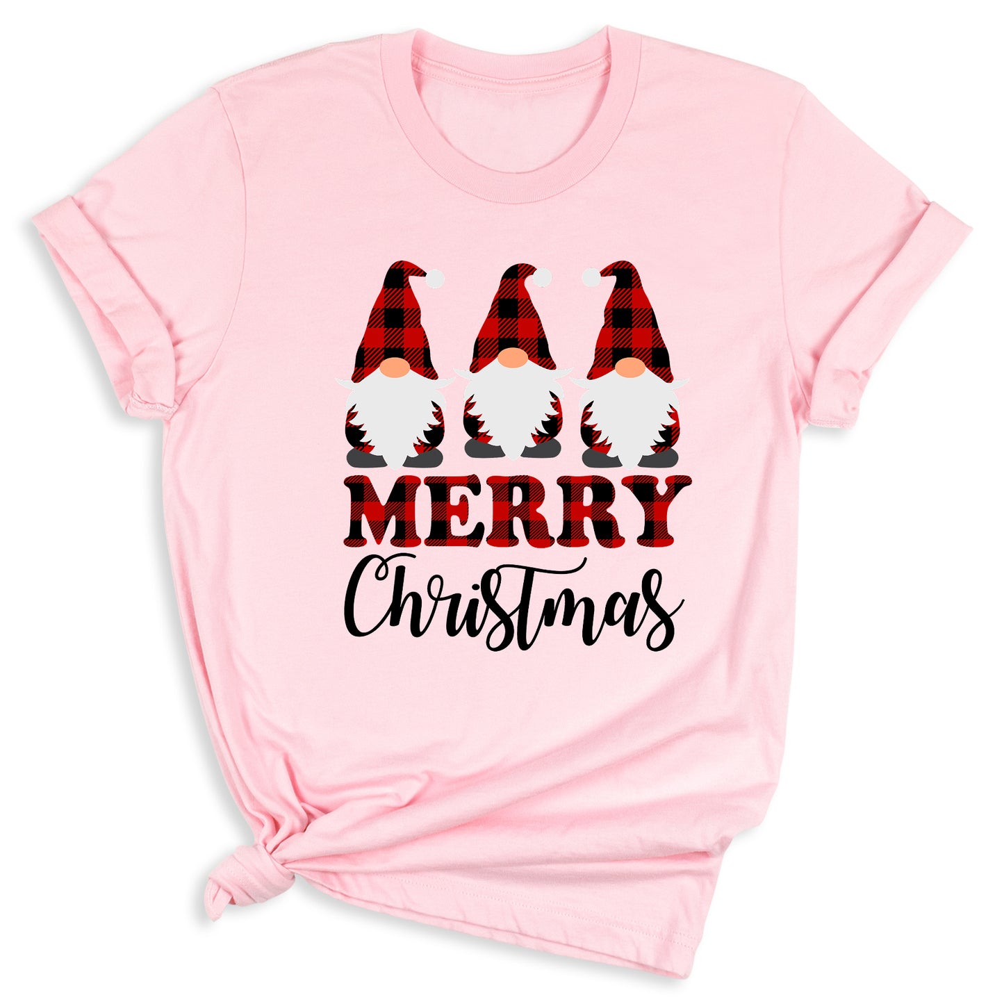 Buffalo Plaid Gnomes Shirt – Funny Christmas Tee for Family Matching