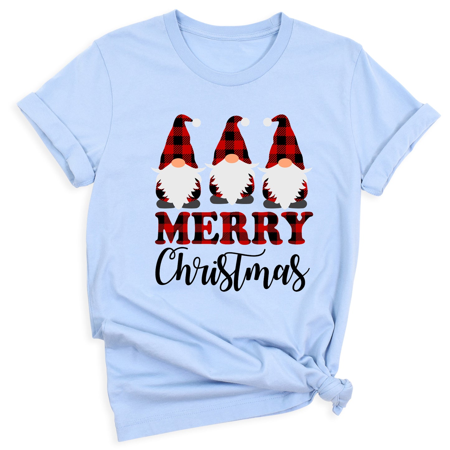 Buffalo Plaid Gnomes Shirt – Funny Christmas Tee for Family Matching
