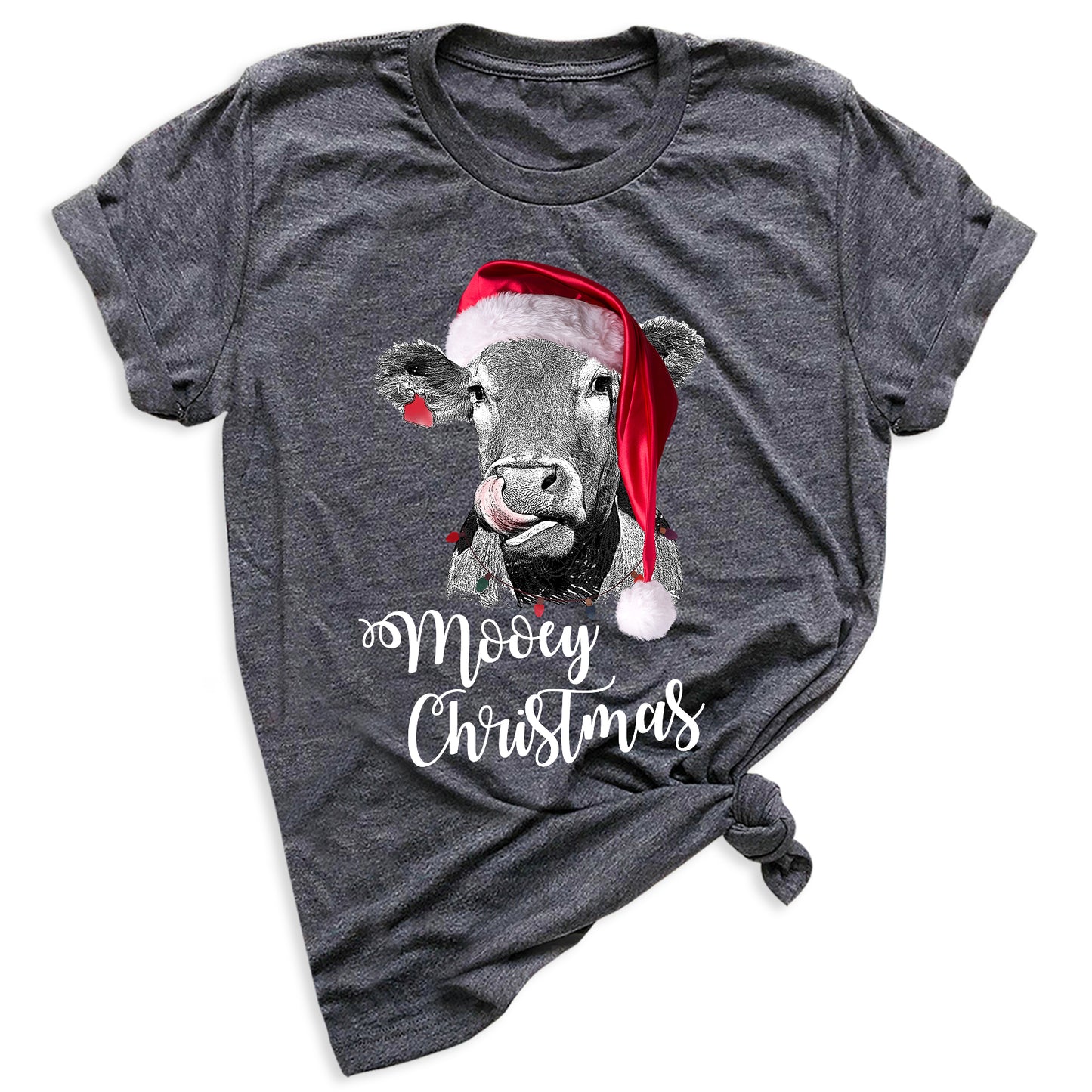 Mooey Christmas Shirt – Funny Cow Holiday Graphic Tee for Winter