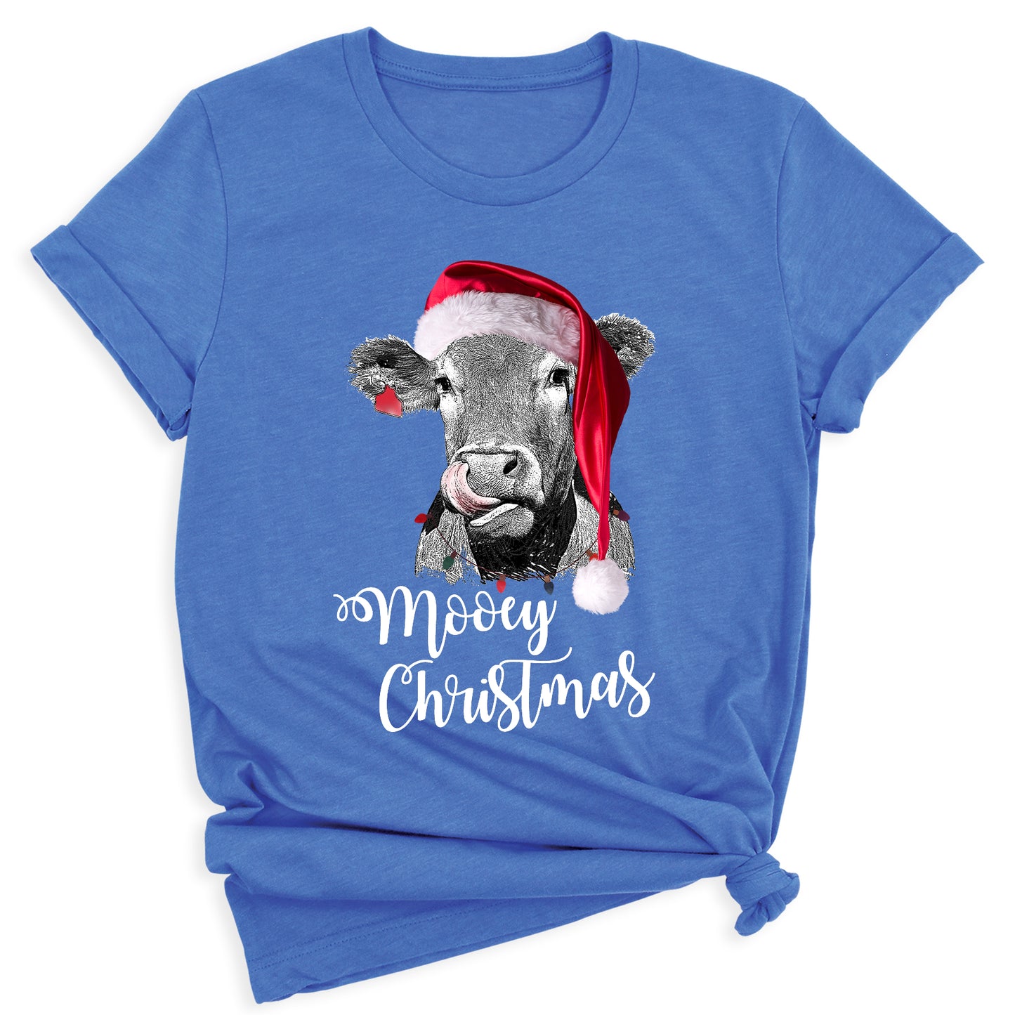 Mooey Christmas Shirt – Funny Cow Holiday Graphic Tee for Winter