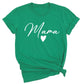Mama Heart Shirt – Cute Mom Life Graphic Tee, Mother’s Day Gift