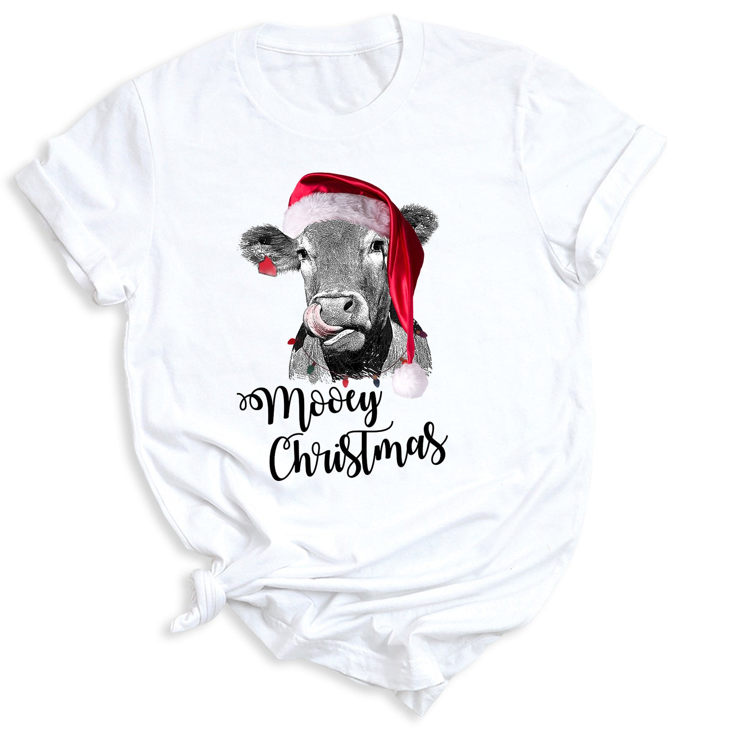 Mooey Christmas Shirt – Funny Cow Holiday Graphic Tee for Winter