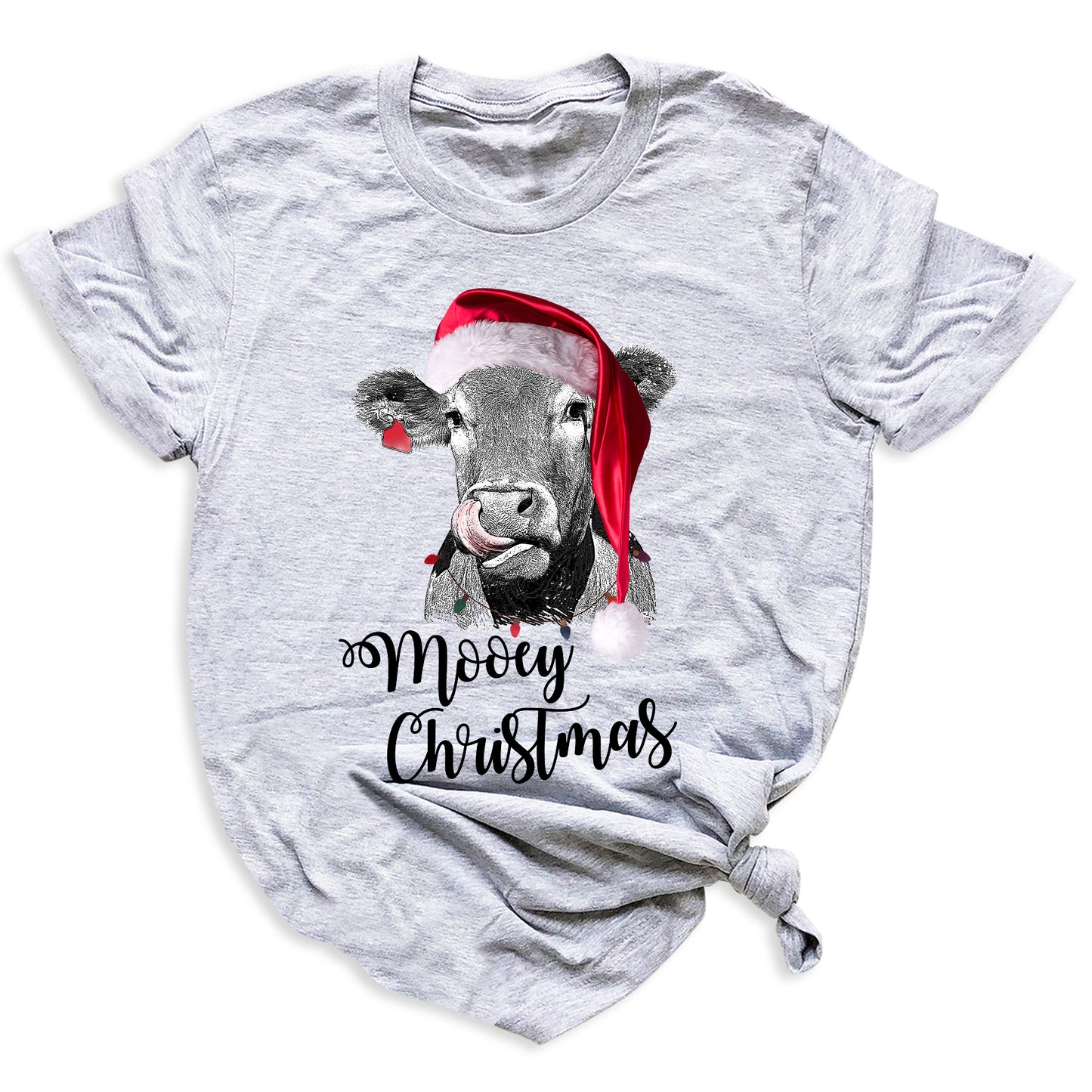 Mooey Christmas Shirt – Funny Cow Holiday Graphic Tee for Winter