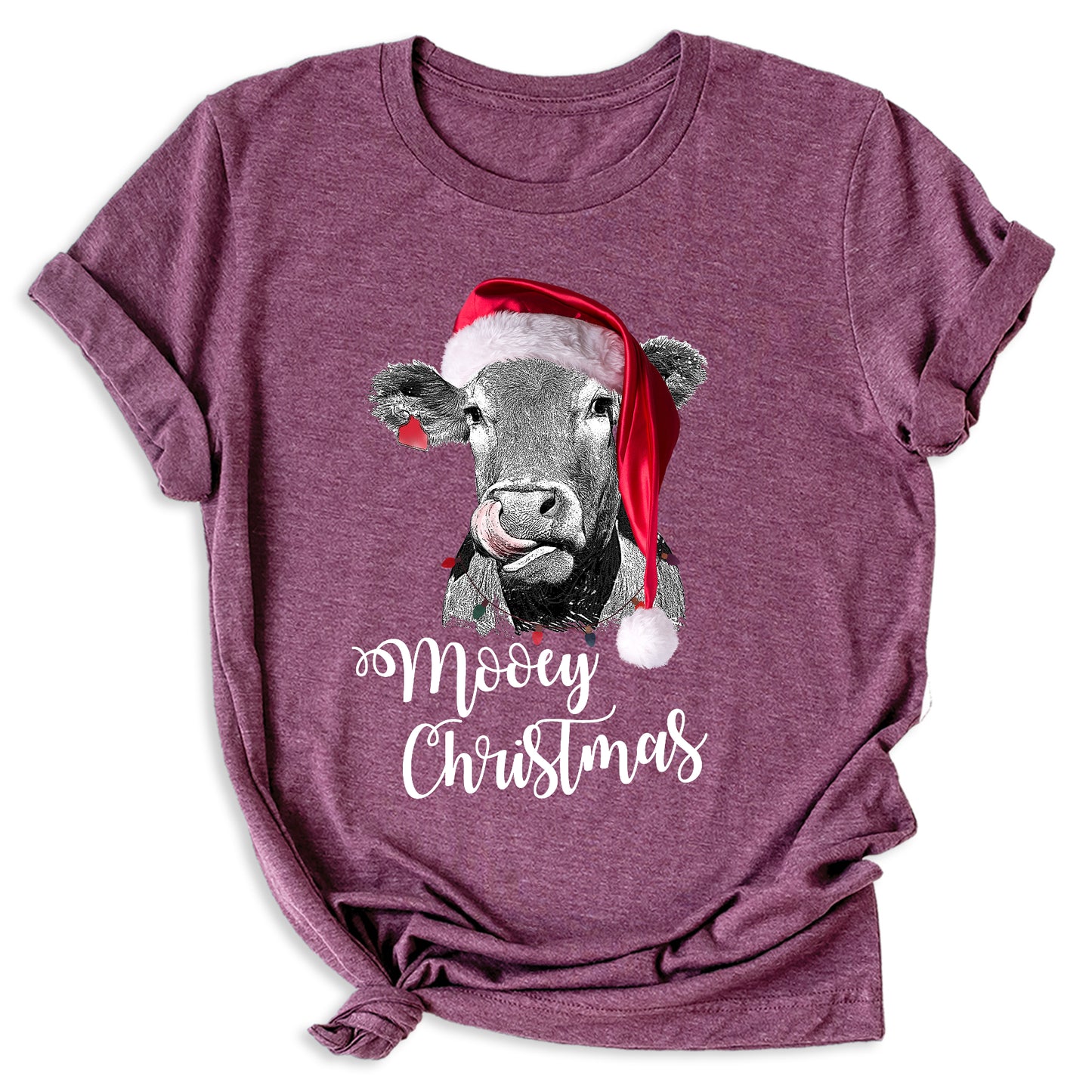 Mooey Christmas Shirt – Funny Cow Holiday Graphic Tee for Winter