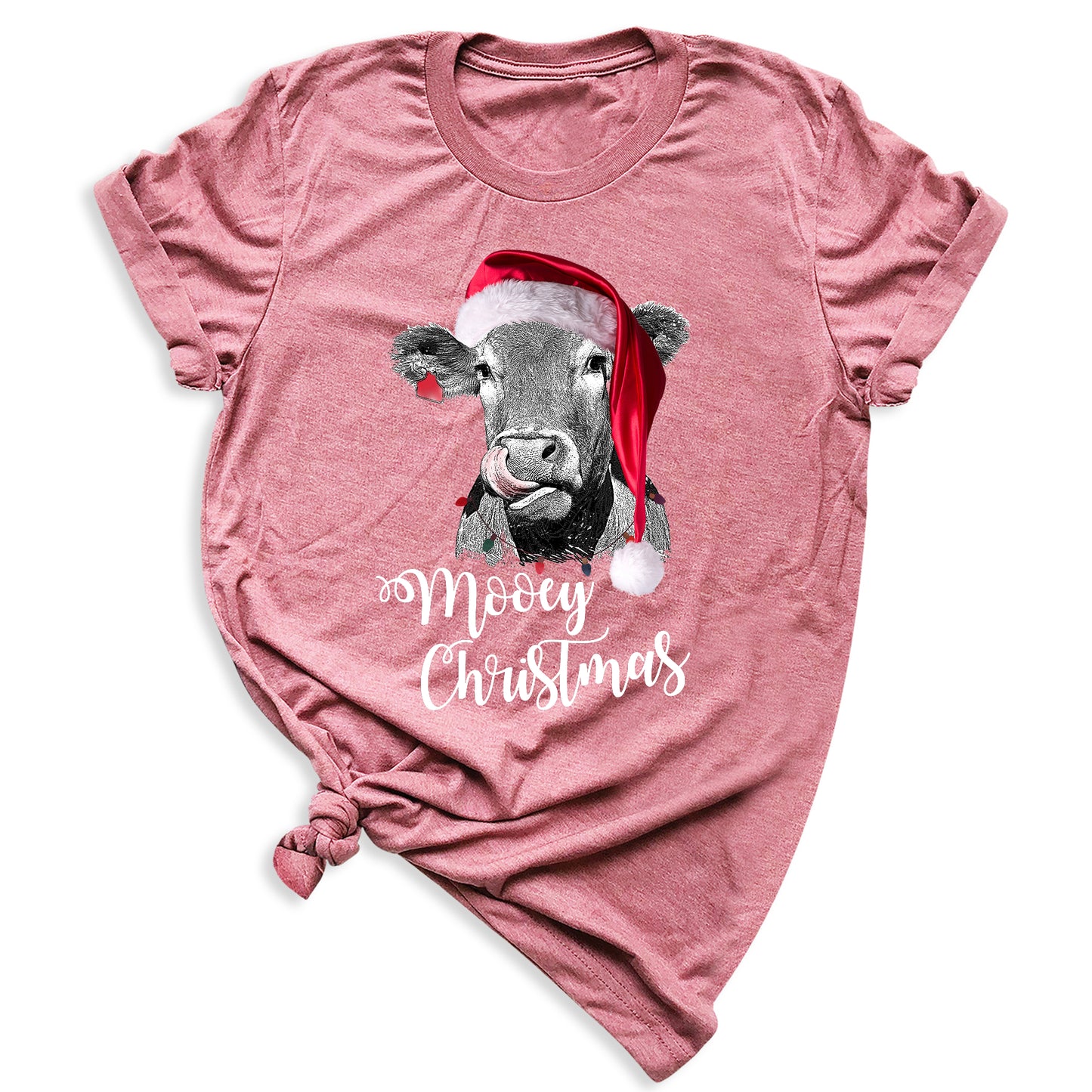 Mooey Christmas Shirt – Funny Cow Holiday Graphic Tee for Winter