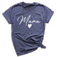Mama Heart Shirt – Cute Mom Life Graphic Tee, Mother’s Day Gift