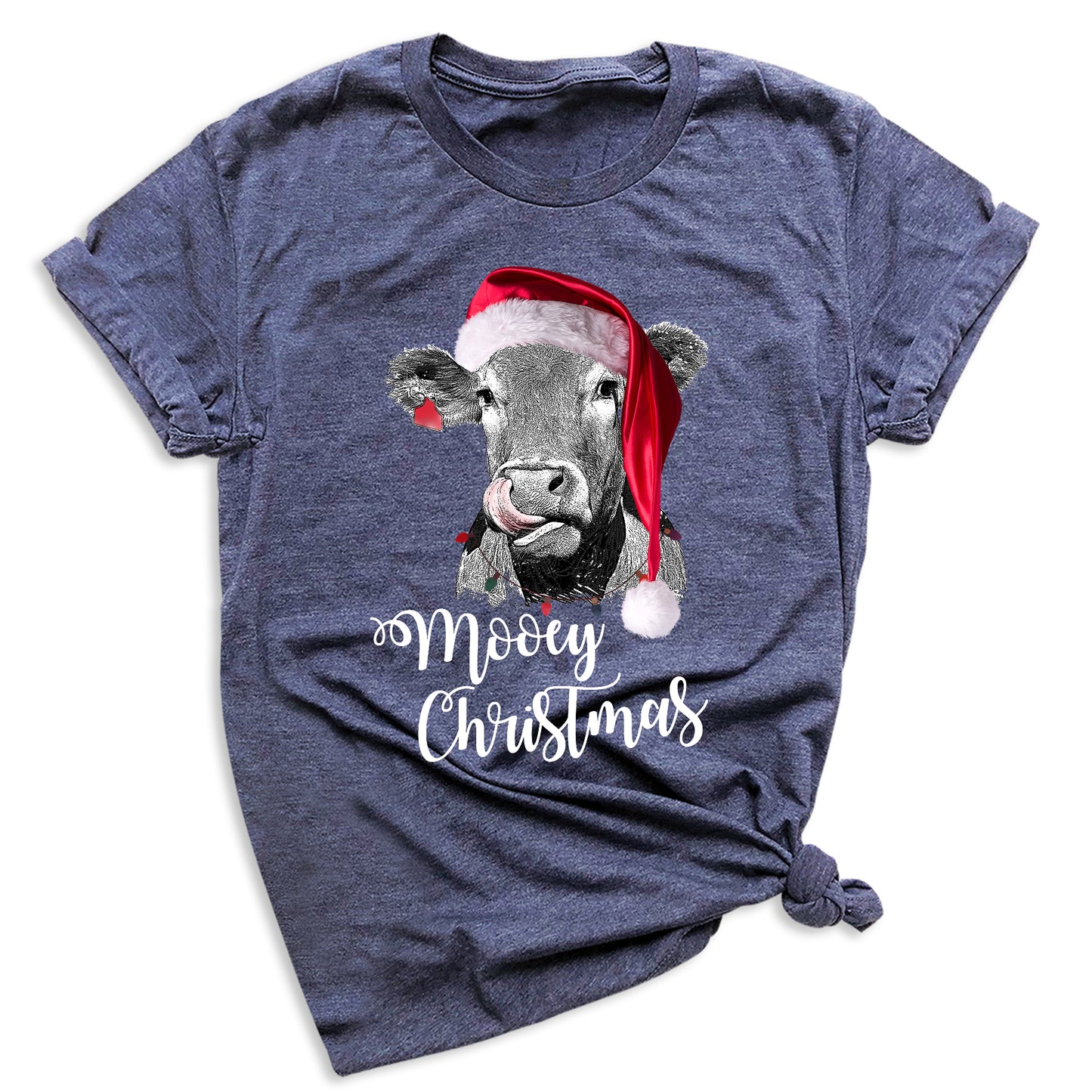 Mooey Christmas Shirt – Funny Cow Holiday Graphic Tee for Winter