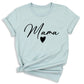 Mama Heart Shirt – Cute Mom Life Graphic Tee, Mother’s Day Gift