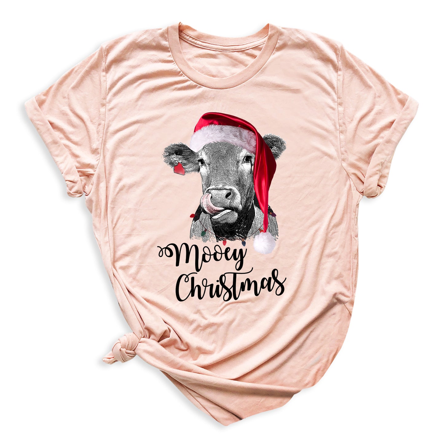 Mooey Christmas Shirt – Funny Cow Holiday Graphic Tee for Winter