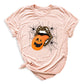 Leopard Lips & Pumpkin Tongue Halloween Graphic Tee – Witches & Halloweentown Shirt