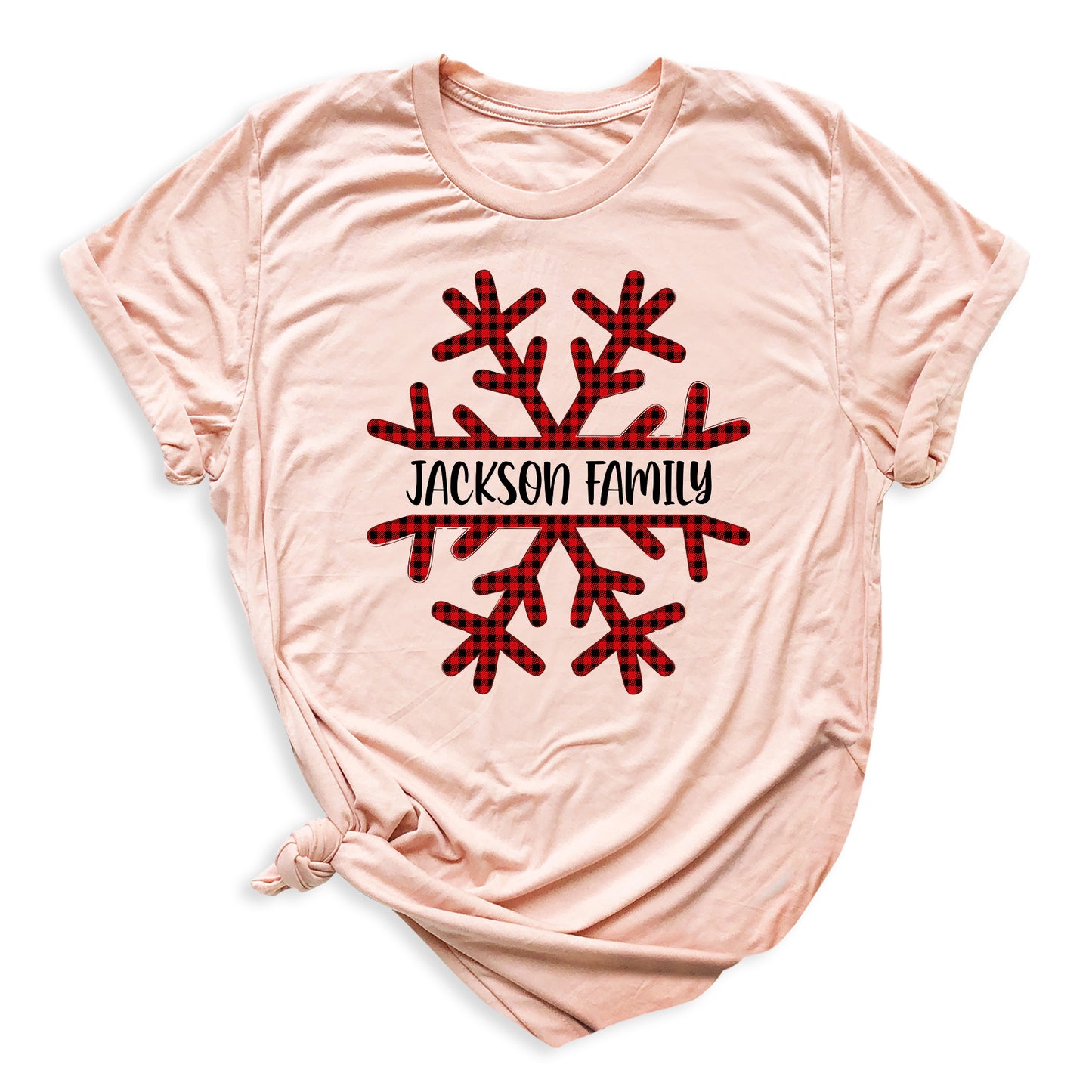 Custom Christmas Snowflake Shirts | Matching Family Holiday Tees