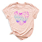 Funny Halloween Ghost & Bat Shirt – Spooky Season Tee for Women, Cute Fall Outfit, Halloween Party Top, Casual Costume Tee