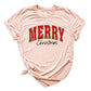 Merry Christmas Shirt – Retro Christmas T-Shirt, Family Matching Holiday Tee, Festive Xmas Trip Shirt
