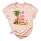 Beach Party Christmas Shirt – Santa Surfing Holiday Tee