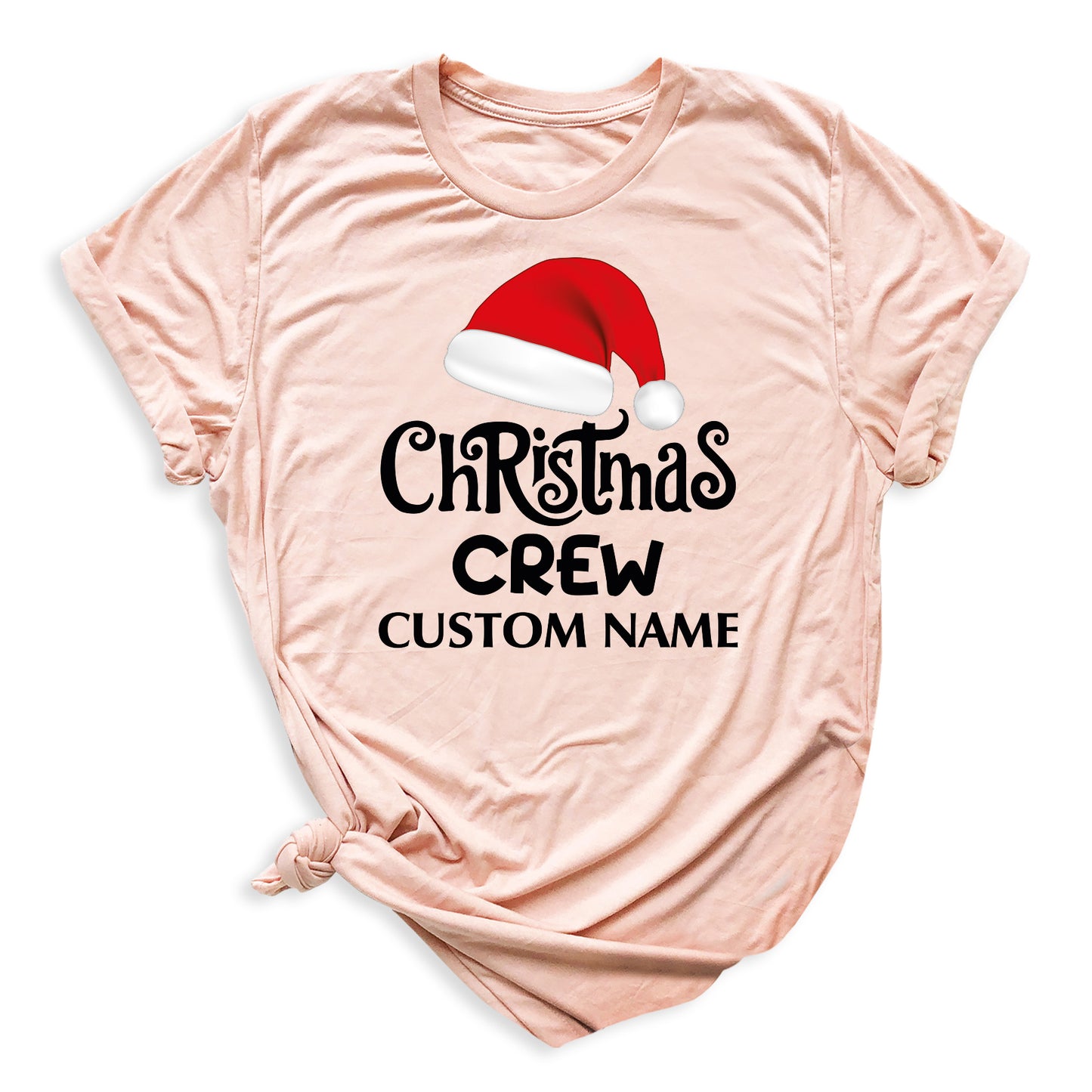 Custom Christmas Crew 2025 Shirt – Matching Family Holiday Tee, Personalized Christmas Shirts
