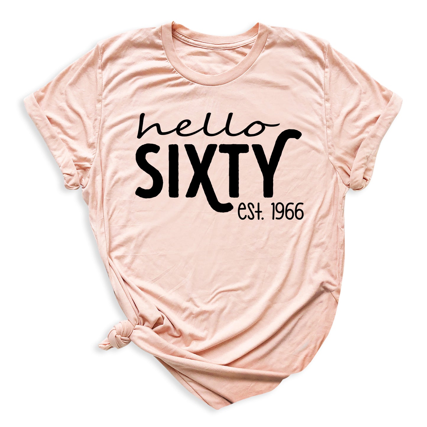 Hello Sixty Vintage 1966 Shirt – 60th Birthday Gift Tee