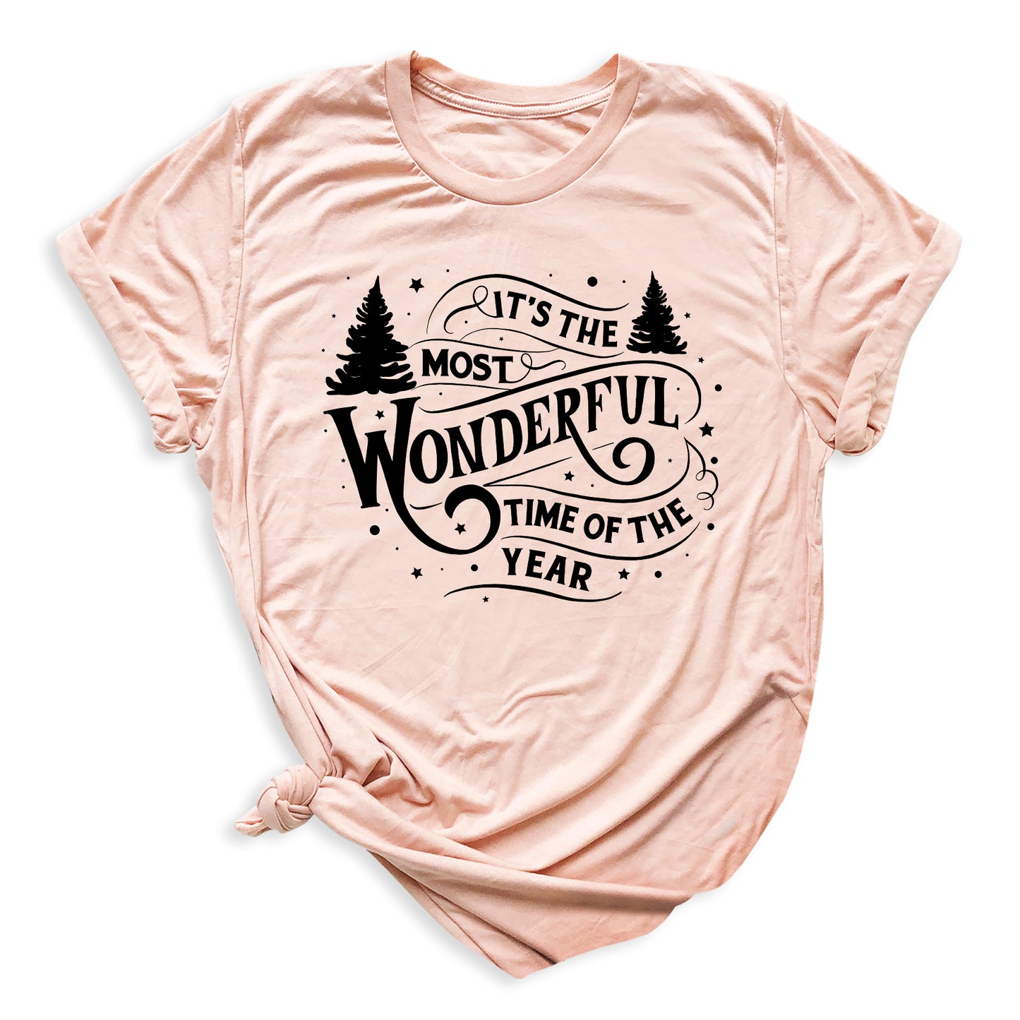 Most Wonderful Time of the Year Christmas T-Shirt – Holiday Graphic Tee, Winter Vacation & Family Matching Shirt
