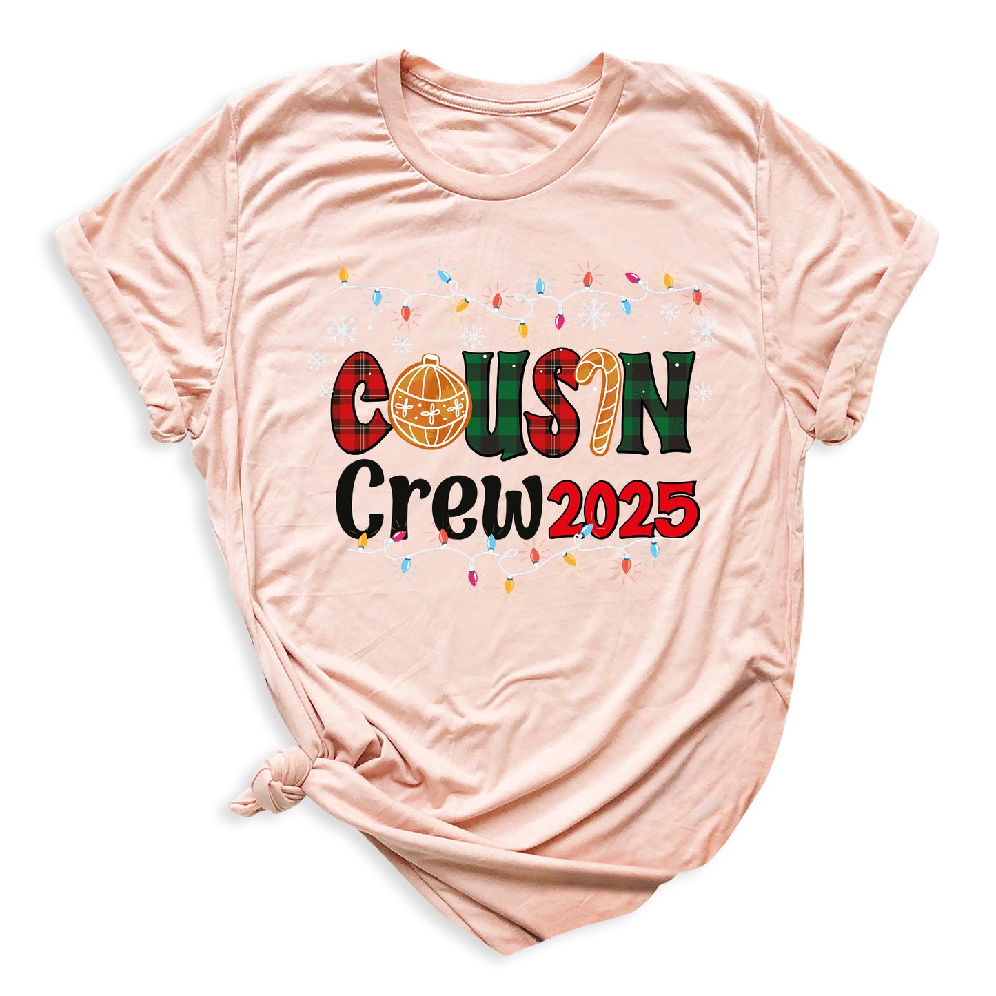 Cousin Crew 2025 Christmas Shirt – Matching Family Holiday Tee, Christmas Cousins T-Shirt