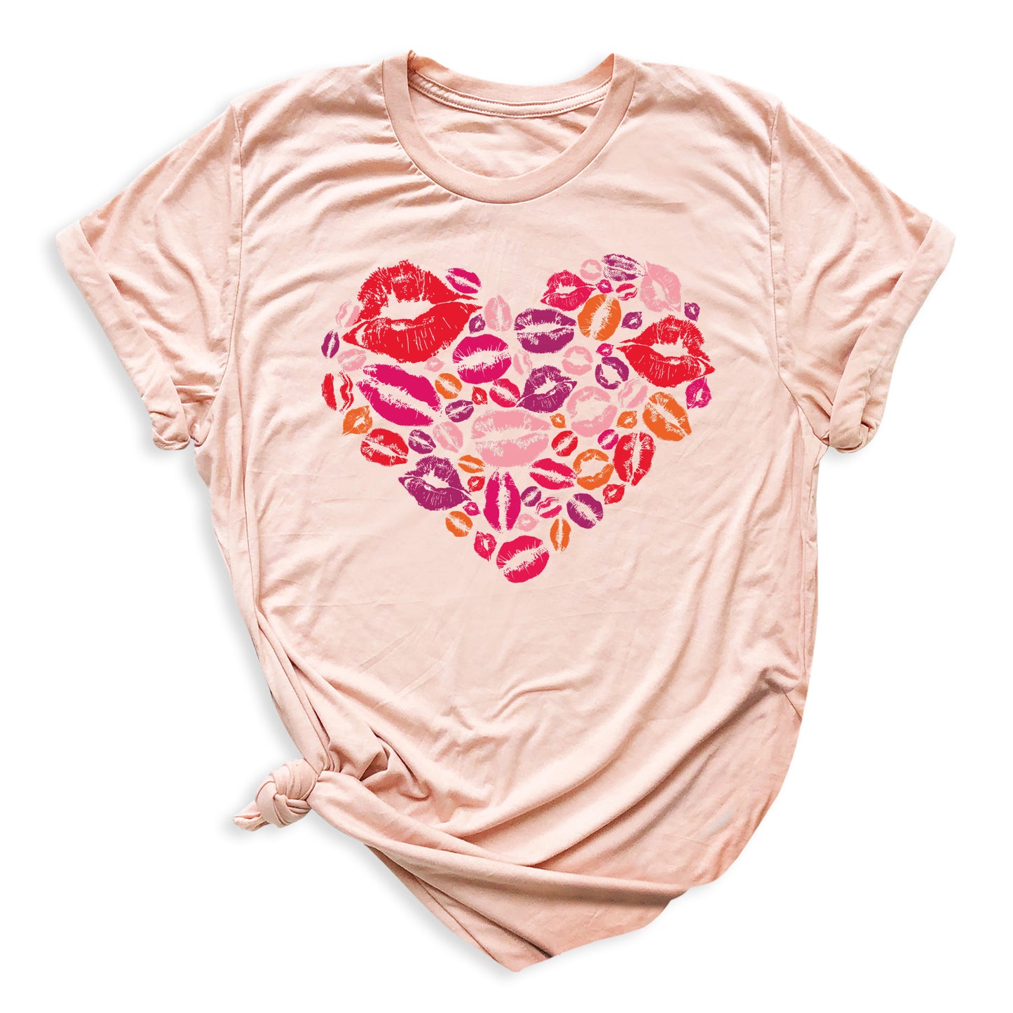 Heart Lips Valentine Shirt – Cute Kissing Lips Love Tee