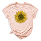 Cute Sunflower Shirt – Flower Garden Graphic Tee for Women, Mother's Day Gift