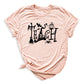 Halloween Teach T-Shirt – Cute Pumpkin School Shirt, Fall Teacher Tee for Spooky Season
