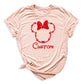 Custom Mickey Minnie Valentine Shirt – Disney Couple Matching Tee