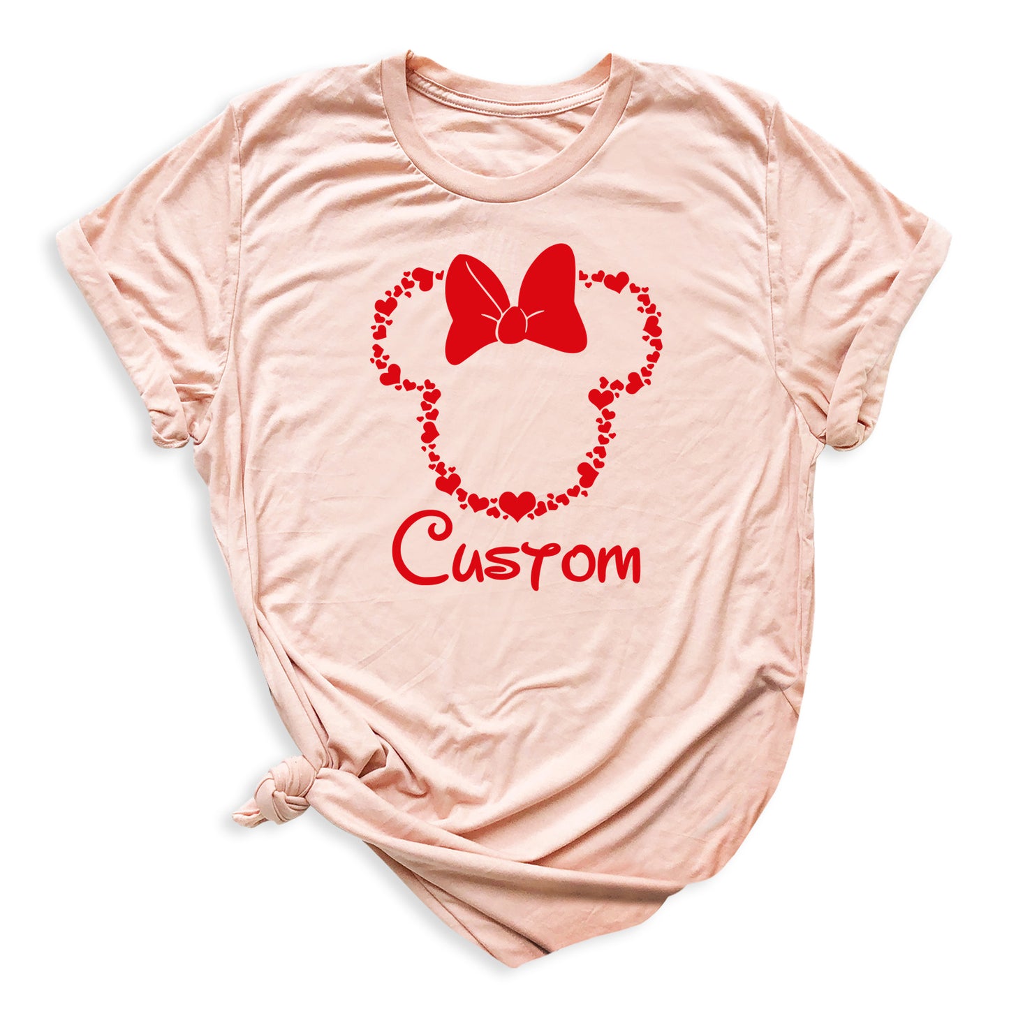Custom Mickey Minnie Valentine Shirt – Disney Couple Matching Tee