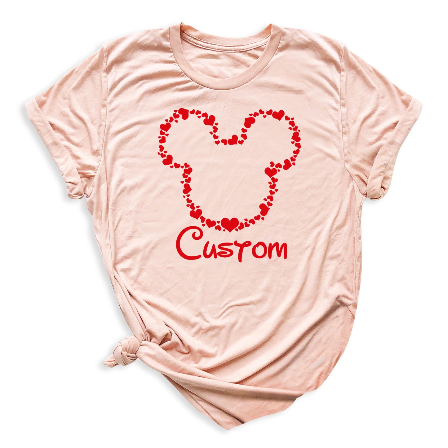 Custom Mickey Minnie Valentine Shirt – Disney Couple Matching Tee