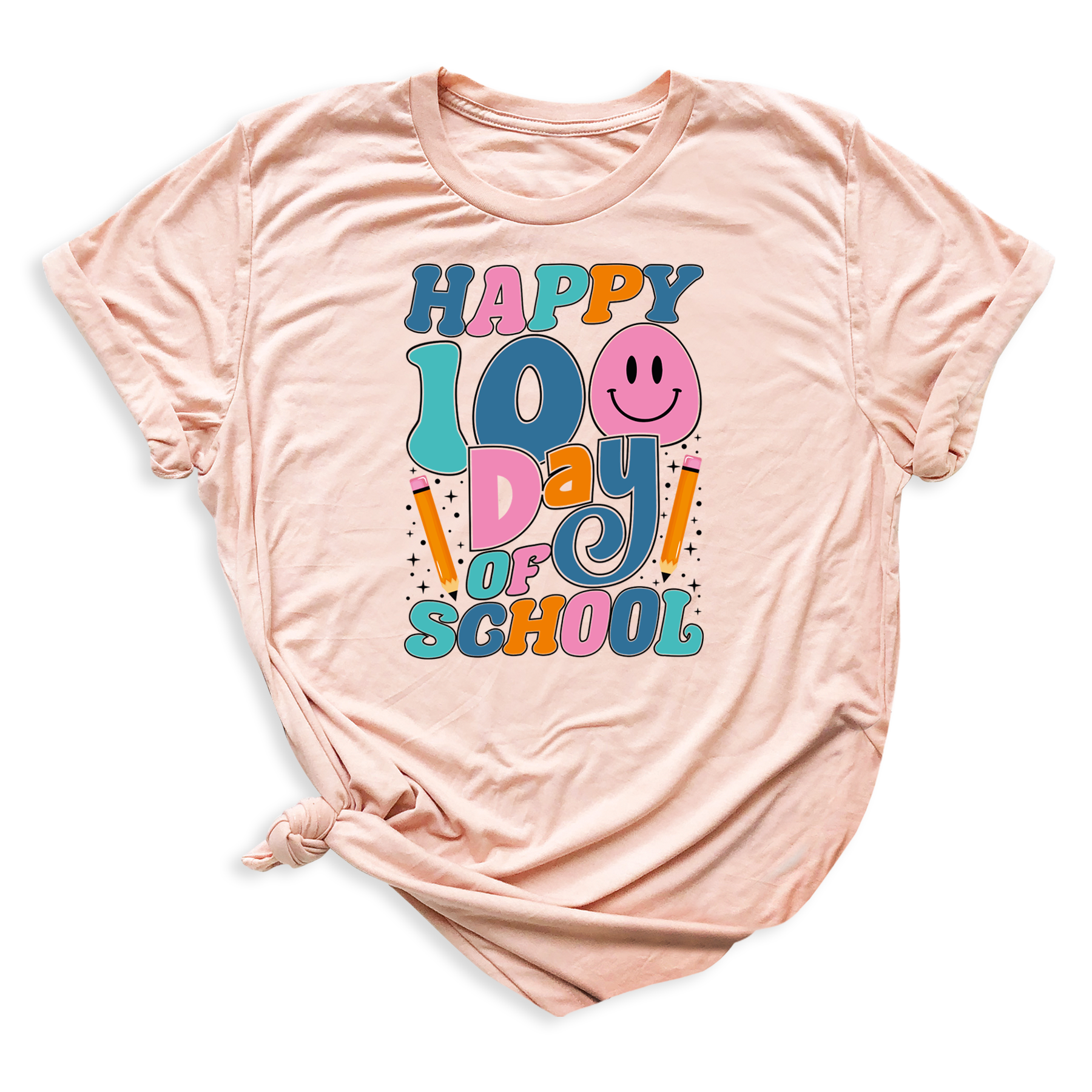 happy 100 days of school t shirts
