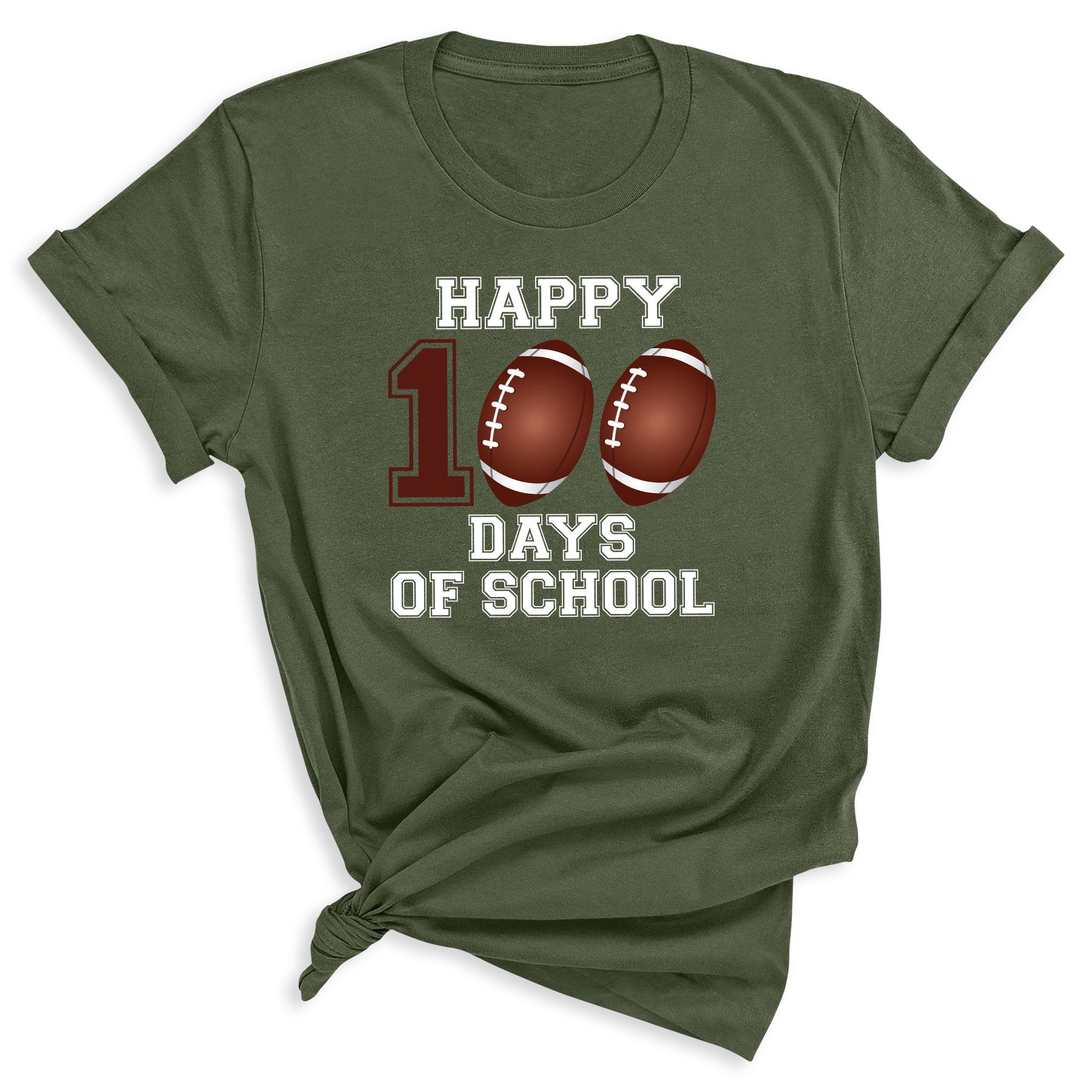 happy 100th day t-shirt